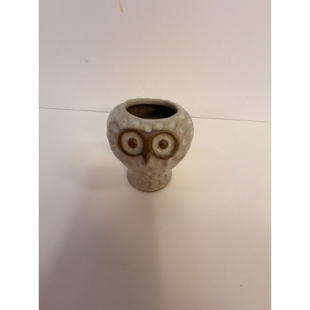 Lions Valley MCM Stoneware Owl Toothpick Holder by David Stewart